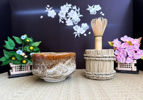 Japanese Traditional Handcrafted Matcha Chawan Tea Bowl Cup Ceremony Tableware Pottery