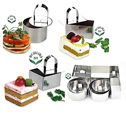 NewlineNY Stainless Steel Dessert Rings