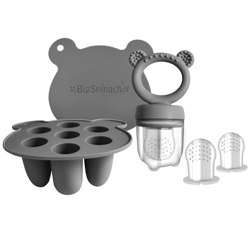 Silicone Baby Food Freezer Tray with Teething Popsicle Molds