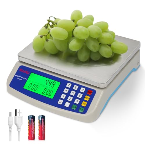 Large Digital Kitchen Scale 22LB Commercial Scale for Food Baking Bread Cooking Meat