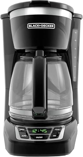 12 Cup Drip Coffee Maker with Vortex Brewing