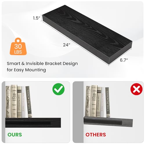 Floating Shelves for Wall (2 Count)