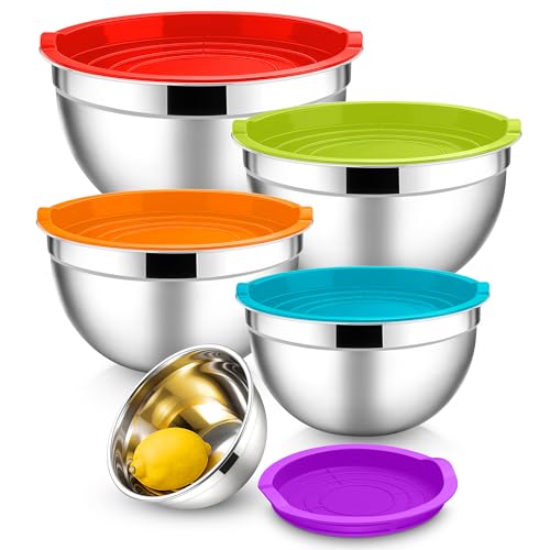 Mixing Bowls with Lids Set (5 Count)