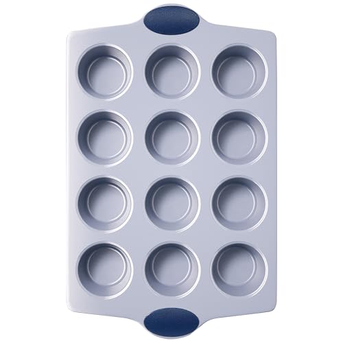 12 Cup Non Toxic Nonstick Ceramic Muffin Pan & Cupcake Tin