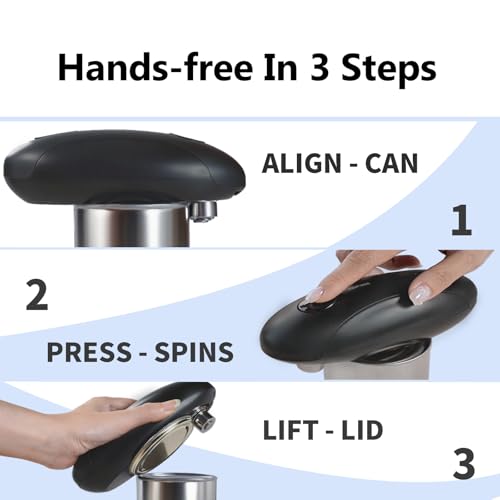 Automatic Electric Can Opener for Seniors for Kitchen