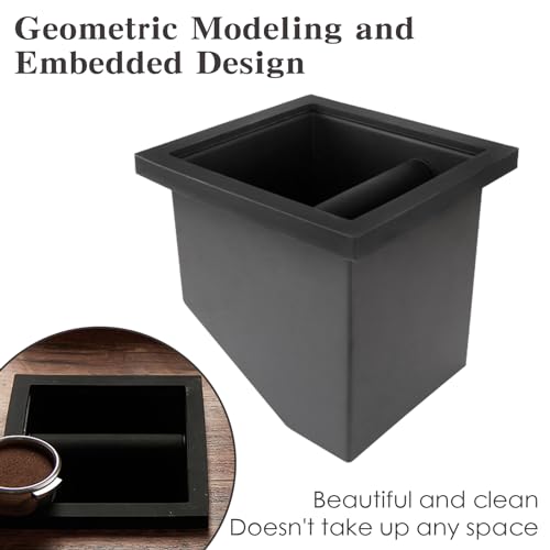 Stainless Steel Espresso Coffee Ground Knock Box Chute