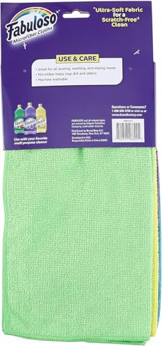Microfiber Cleaning Cloths for Home & Car (16 Count)