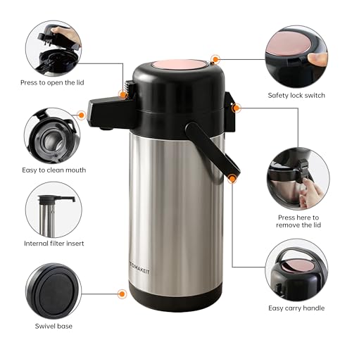 Airpot Coffee Dispenser with Pump