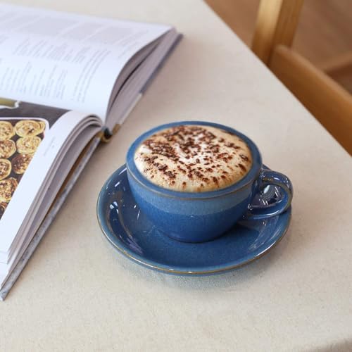 6 oz Cappuccino Cups with Saucers (4 Count)