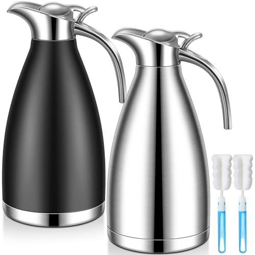 2 Pcs 68oz Thermal Coffee Carafe for Keeping Hot (2 Count)