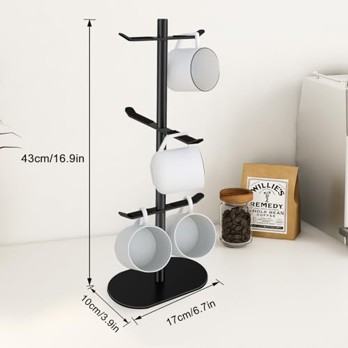 Cup Holder Tree with 6 Hooks