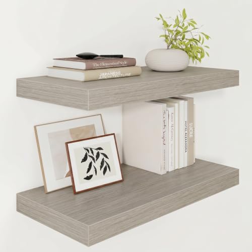 12" Deep Floating Shelves 24x12” Set of 2 (2 Count)