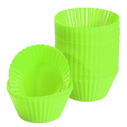 42Pcs Silicone Cupcake Liners (42 Count)