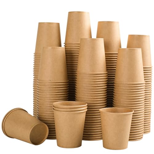 100 Pack 5 oz Smal Paper Cups Disposable Kraft Bathroom Cups (100 Count)