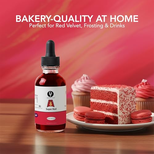 Natural Super Red Food Coloring from Beetroot (2 Fl Oz)