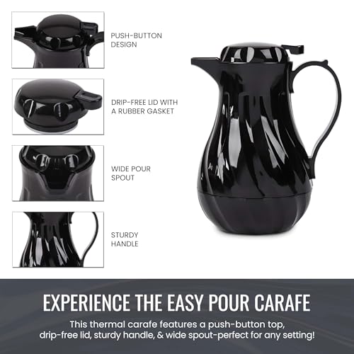 8 Inch Insulated Thermal Coffee Carafe