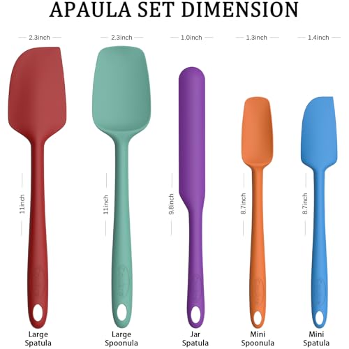 Silicone Spatula Set of 5