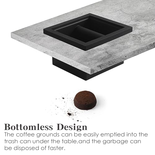 Stainless Steel Coffee Ground Knock Box Chute