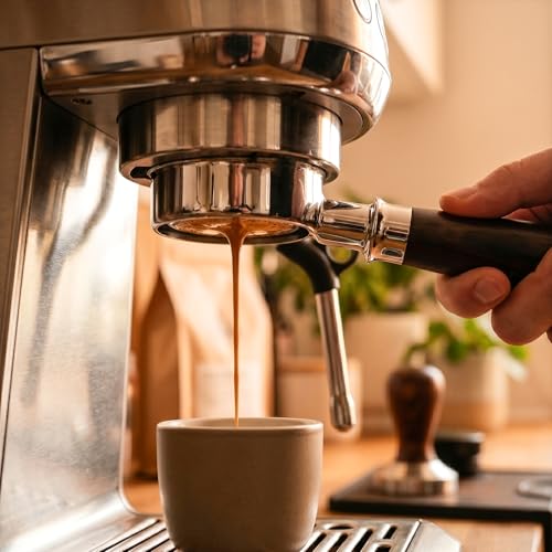54mm Bottomless Portafilter for Breville 3 Ear Rosewood