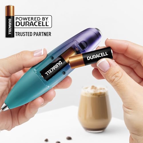 Powerful Milk Frother Wand With Duracell Batteries