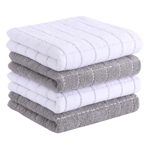 100% Cotton Terry Kitchen Towels (4 Count)
