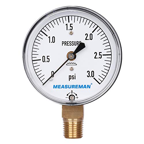 Diaphragm Type Capsule Low Pressure Gauge 3psi