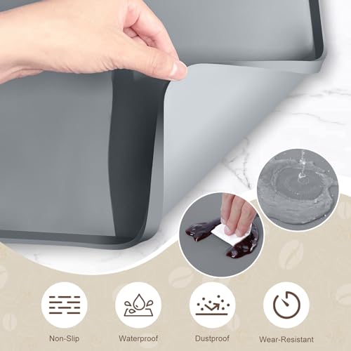 Silicone Coffee Mat with 6 Coasters (7 Count)