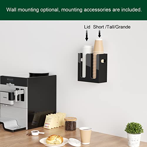 Disposable Coffee Cup Dispenser with Handles