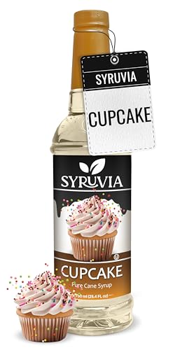 Coffee Syrup Cupcake Flavored Syrup for Drinks (25.4 Fl Oz)