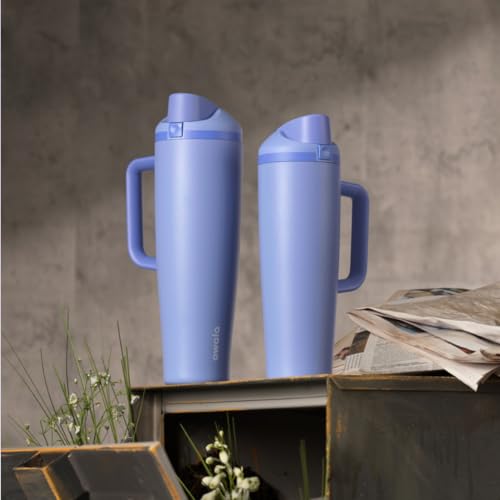 FreeSip Tumbler Stainless Steel Water Bottle 40 oz Out of the Blue