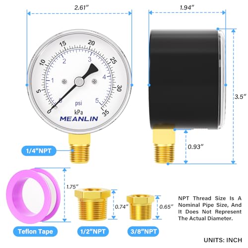 0 5Psi Diaphragm Type Capsule Low