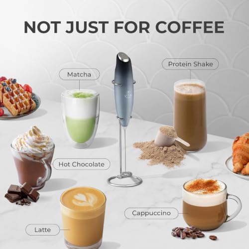 Powerful Milk Frother Wand With Duracell Batteries