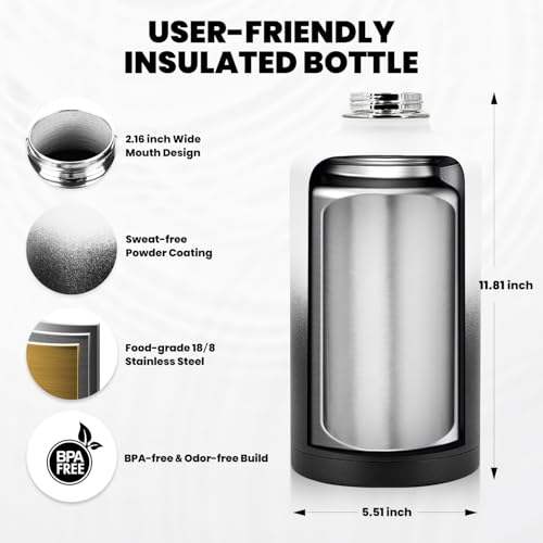 One Gallon Water Bottle Insulated 128 oz