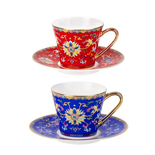 Tea Cup and Saucer (2 Count)