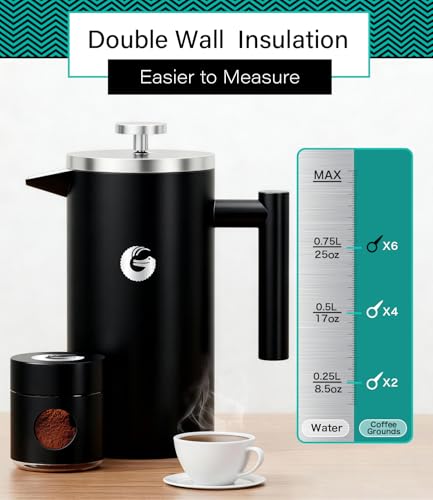 French Press Coffee Maker 34 oz