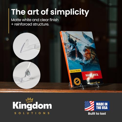 4.75" Clear Acrylic Display Stand Made in USA (4 Count)