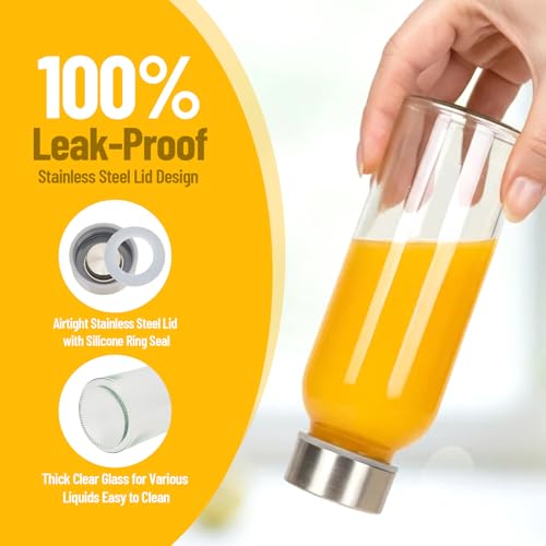 10 oz Glass Juice Bottles