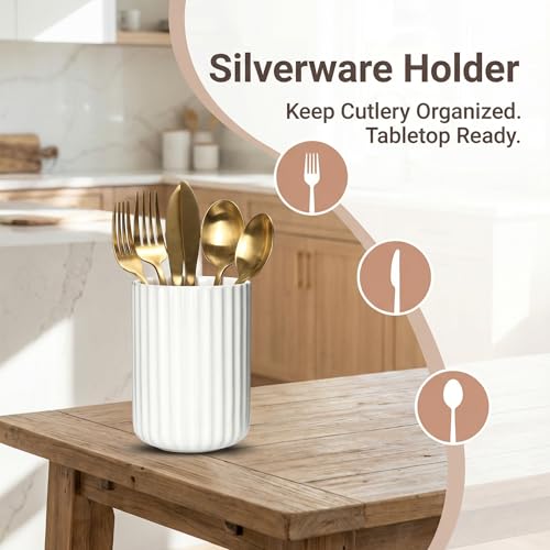 Ceramic Spoon Holder for Coffee Bar
