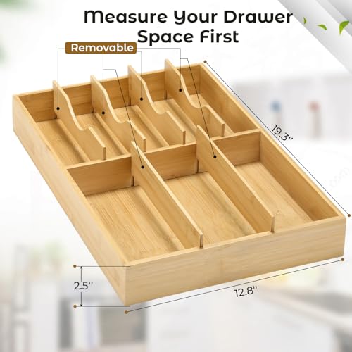 Silverware Organizer for Kitchen Drawers