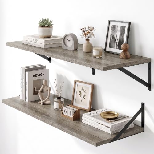 Wall Mounted Floating Shelves Set of 2 (2 Count)