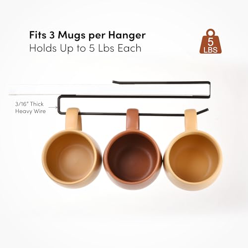 Coffee Mug Hanger for Cabinet (2 Count)