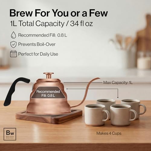 Gooseneck Kettle with Built