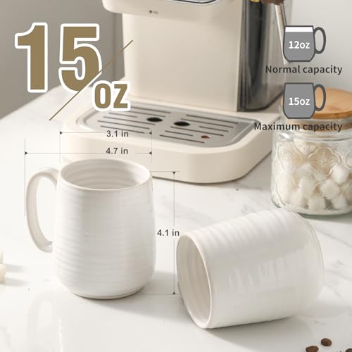Coffee Mugs Set of 4 (4 Count)