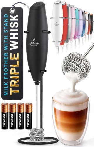 Powerful Milk Frother Wand With Duracell Batteries
