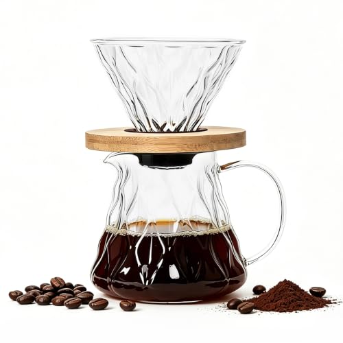 Glass Pour Over Coffee Maker Set