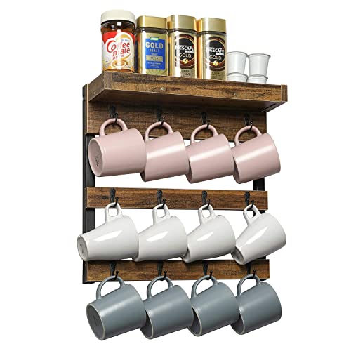 Coffee Mug Rack Wall Mounted