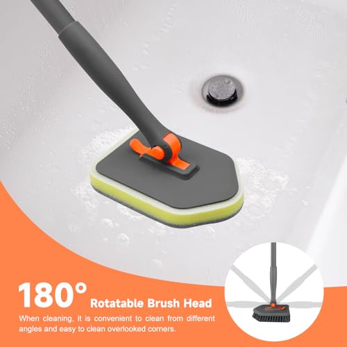 Shower Scrubber with Long Handle
