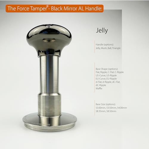 54.00mm Standard Set Black Mirror Jellyfish AL Handle Coffee Tamper