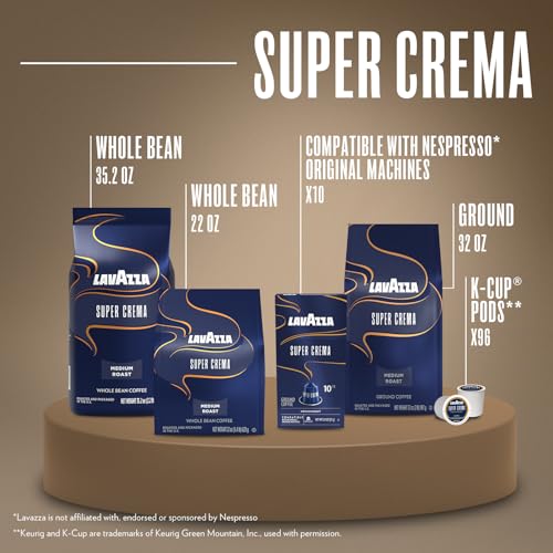 Super Crema Aluminum Capsules Compatible with Nespresso* Original Machines (60 Count)
