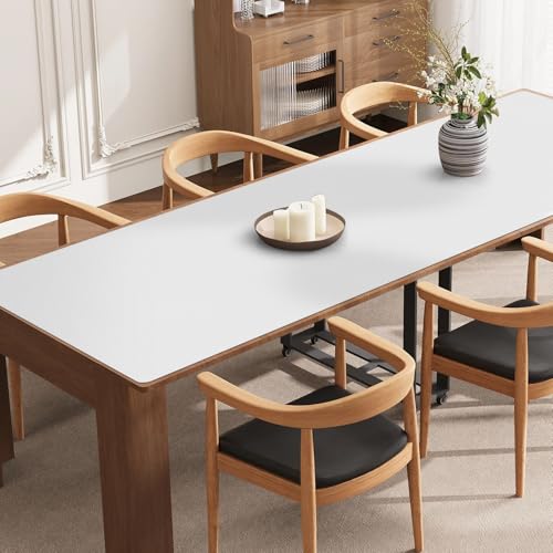Pure White Plastic Table Cover Protector